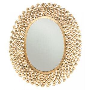 Oglinda decorativa ovala Dots Gold | PRIMERA COLLECTION