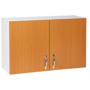 Cabinet suspendat bucatarie, 80x30x50 cm, Arly, PAL Alb/Cires