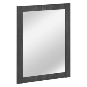 Oglindă pătrată Classic Grafit 60, 80x60x cm, pal/ sticla, gri
