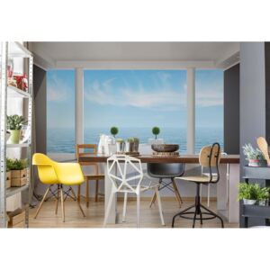 Fototapet - Sea And Sky 3D Penthouse View Vliesová tapeta - 368x254 cm