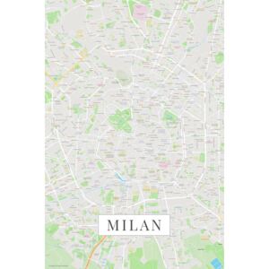 Harta Milan_color, POSTERS