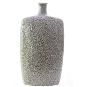 Vaza Coral din ceramica gri 36 cm