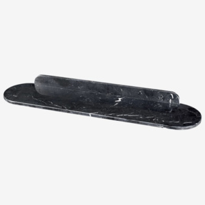 Raft negru din marmura 70 cm Wafer Earnest Studio Bolia