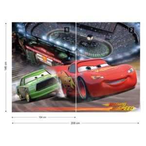 Fototapet - Disney Cars Vliesová tapeta - 208x146 cm