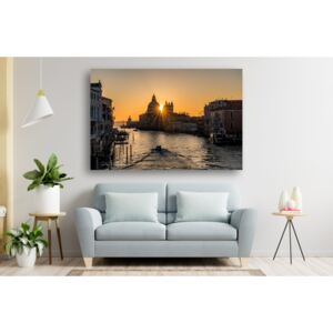 Tablou Canvas - Soarele pe canalele Veneziei