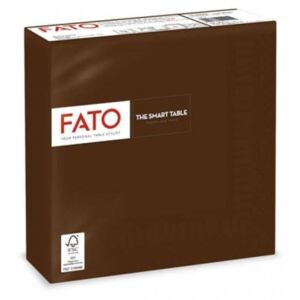 FATO Șervețel, 1/4 împăturit, 33x33 cm, FATO "Smart Table", maro ciocolată