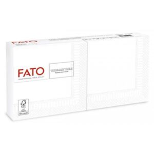 FATO Șervețel, 1/4 împăturit, 25x25 cm, FATO "Smart Table", alb