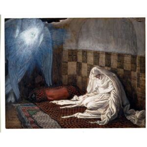 James Jacques Joseph Tissot - Annunciation, illustration for 'The Life of Christ', c.1886-96 Reproducere