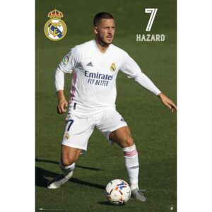 Real Madrid - Hazard 2020/2021 Poster, (61 x 91,5 cm)