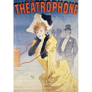 Poster Advertising the 'Theatrophone' Reproducere, Jules Cheret