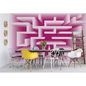Fototapet - Modern 3D Maze Design Vliesová tapeta - 206x275 cm
