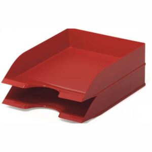 DURABLE Tavă de arhivare, plastic, DURABLE, "Basic", roșu