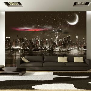 Fototapet - Starry Night Over NY 350x245 cm