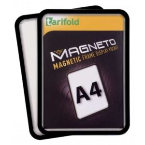 TARIFOLD Husă magnetică cu spate magnetic, A4, TARIFOLD "Magneto", negru