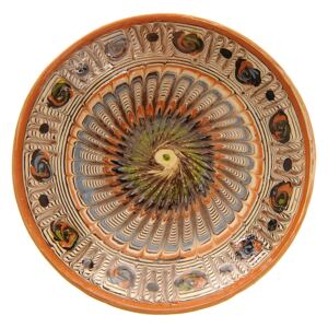 Farfurie decorativa, ceramica de Korund