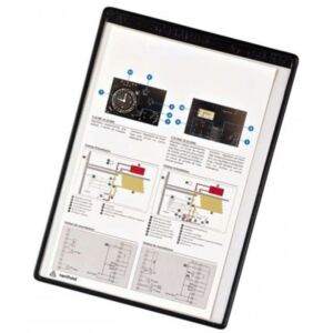 TARIFOLD Tablă de prezentare, magnetică, A4, PVC, TARIFOLD "Individual", negru