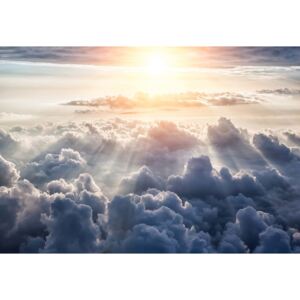 Above The Clouds Sky Fototapet, (211 x 91 cm)