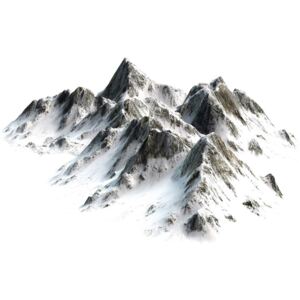 Snowy Mountain Fototapet, (254 x 184 cm)