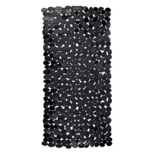 Covor baie anti-alunecare Wenko Drop, 71 x 36 cm, negru