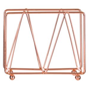 Suport de servetele,auriu,13x5x11 cm