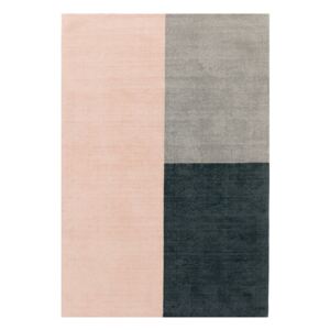 Covor Asiatic Carpets Blox, 160 x 230 cm, roz-gri