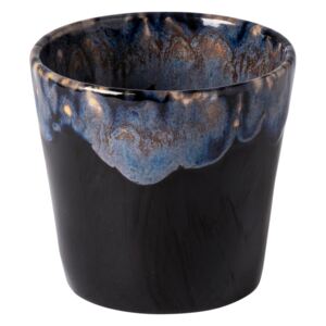 Ceașcă pentru espresso din gresie ceramică Costa Nova, 200 ml, negru - albastru