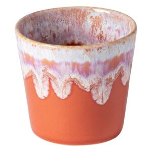 Ceașcă pentru espresso din gresie ceramică Costa Nova, 200 ml, portocaliu - alb