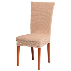 ASTOREO Husa universala pentru scaun, manchester - cappuccino - Mărimea scaun 38x38 cm, inaltime spata