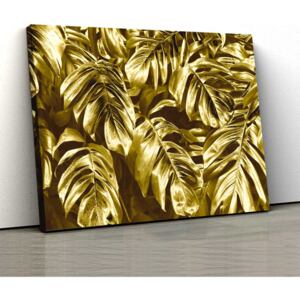 Tablou Canvas - Gold Leaves 30x50cm (80,00 Lei)