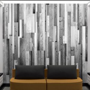 Tapet - Gray wood role 50x1000 cm