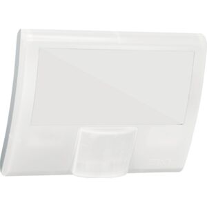 Proiector cu senzor si LED integrat XLED Curved 9W 1125 lumeni IP44, lumina calda, alb