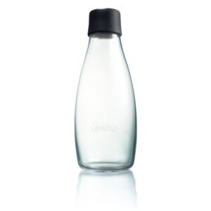 Sticlă cu garanție pe viață ReTap, 500 ml, negru