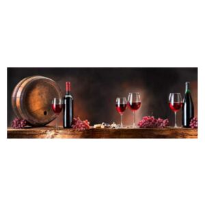 Styler Tablou pe sticlă - Wine Glasses 80x30 cm