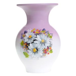 Vaza ceramica flori multicolore