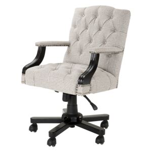 Scaun birou alb-maro Burchell Desk Chair | EICHHOLTZ