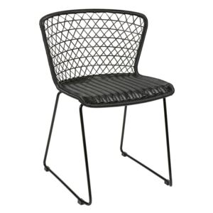 Scaun trendy negru Quadro Chair Black | BE PURE HOME