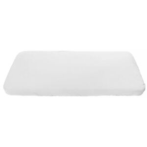 Lenjerie de pat impermeabila din bumbac si poliuretan 70x160 cm Bedwetting Sheet Junior White Sebra