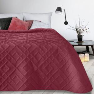 Cuvertură de pat cu un model burgundy Šírka: 220 cm | Dĺžka: 240 cm