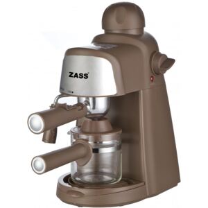 Espressor manual Zass, 800 W, 5 bari, dispozitiv cappuccino, maro