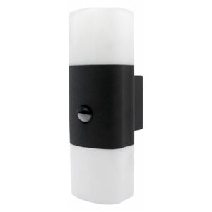 Aplica LED Farlay IV aluminiu/sticla acrilica, alb-negru, 2 becuri, 230 V
