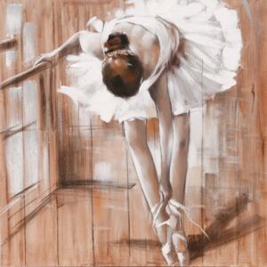 Falc Mână pictată imagine - Ballerina II., 80x80 cm