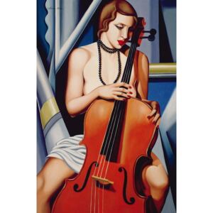 Woman with Cello Reproducere, Abel, Catherine