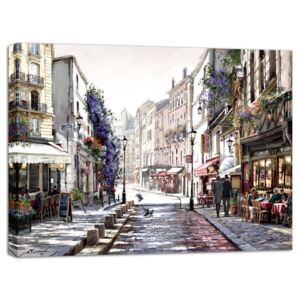 Styler Tablou pe pânză - Street in Paris 2 80x60 cm