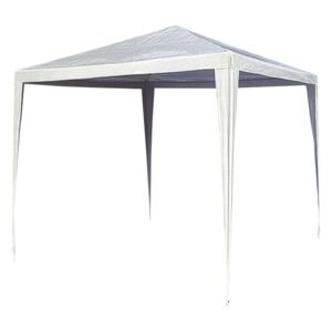 Pavilion pentru gradina, suport otel, polietilena, 3 x 3 m, alb
