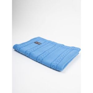 Paturica tricotata pentru bebelusi 90x65 cm, Blue