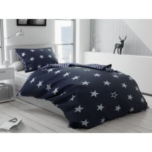 Lenjerie de pat bumbac Estrella albastră