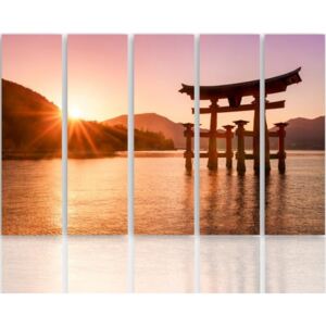 CARO Tablou pe pânză - Landscape Of Japan 6 100x70 cm