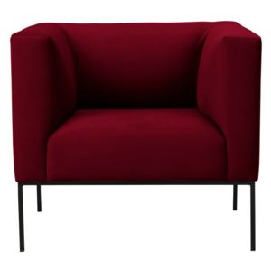 Fotoliu din catifea Windsor & Co Sofas Neptune, roșu