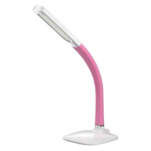 LED Lampă de masă cu braț flexibil LED/8W/12V roz