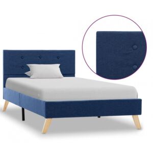 Koohashop Cadru de pat albastru 90 x 200 cm material textil